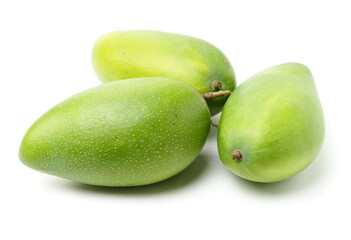 mangos on a white background 