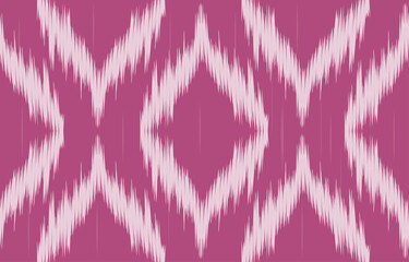 ikat fabric purple and white  seamless pattern background