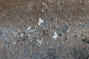 Dirty sooted cracked wallpaper