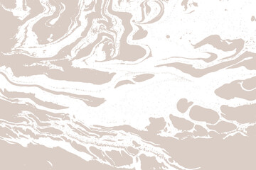 Beige light artwork marble texture. Vector illustration.
