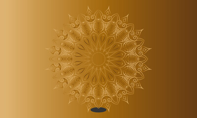 Luxury Background Design With Mandala