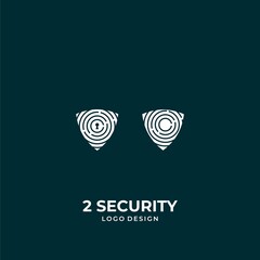 A modern, unique and sophisticated logo about security or shield.
EPS 10, Vector.