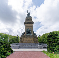 Obraz premium view of the Independence Monument in Den Haag
