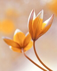 Fototapeta premium Tulipany, żółte kwiaty