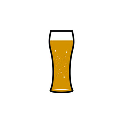 craft beer tulip glass logo design inspiration