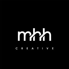 MHH Letter Initial Logo Design Template Vector Illustration
