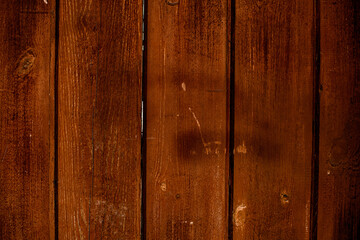 Wood planks with chipped of rural fence. Texture of wood use as natural background