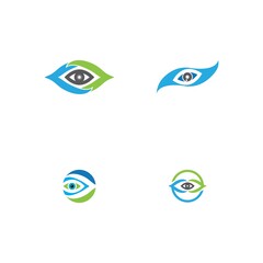 Eye Care vector logo design