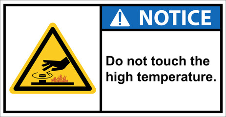Be careful when exposed to the heat from the machine's spin.,Notice sign.