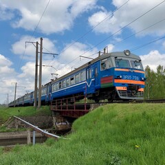 train in the countryside