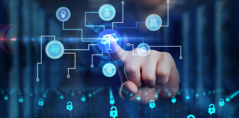 Business, Technology, Internet and network concept. Labor Law Lawyer Legal.