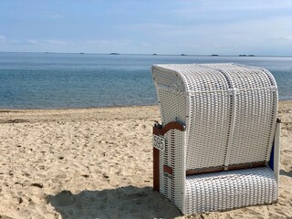 beach chair on the beach