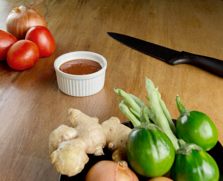 Premium Photo  Scarlet eggplant on a wooden board and wooden background