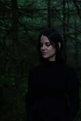 Andrea in the forest