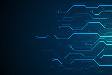 Technology circuit board background design. Communication concept.