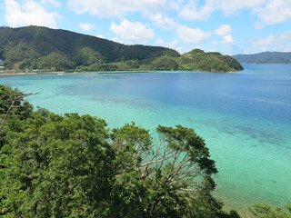 Naklejka premium World Heritage Amami Oshima Beautiful View, Oshima District, Kagoshima Prefecture, Japan
