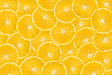 bright orange slices background texture