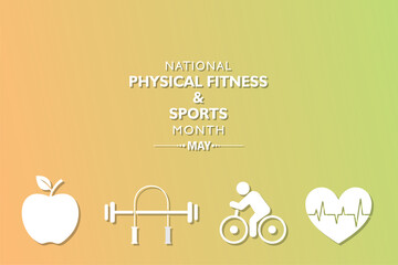 National Physical Fitness and Sports Month observed in May to promote healthy lifestyles among people.