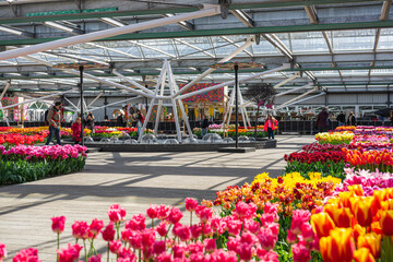 Tulip Pavilion at Keukenhof, Netherlands
