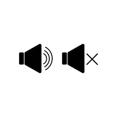 Mute Unmute Icon. Speaker Icon. Volume Icon. SVG Icon.