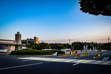 韓国、大邱大学校内とその周辺の情景