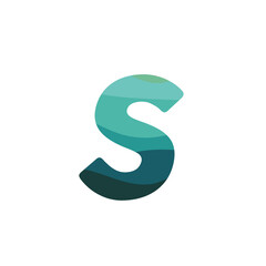 Initial letter S logo vector design template