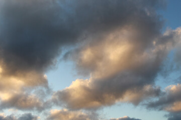 Naklejka na ściany i meble cloud in the sky morning