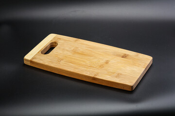 Wooden board for kitchen isolated