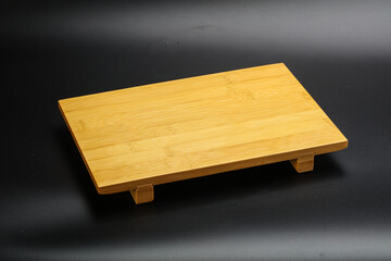 Wooden board for kitchen isolated