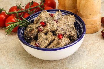 Chicken Liver with cream sauce