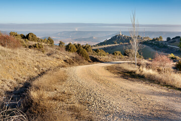 Camino de la Ermita en Guadalajara. España. Europa-