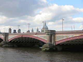 The Blackfriars Bridge in London, UK