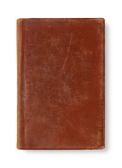 Old leather book cover