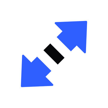 blue arrow icon