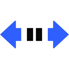 right and left arrow icon