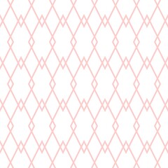 Checkered tile vector pattern or pink and white wallpaper background