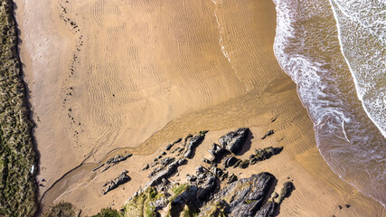Aerail veiw of a Beach