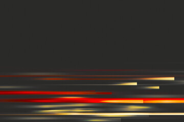 Red abstract motion blur background. Horror pattern with color lines. Different shades and thickness. Metallic pattern industry, technology background. 3D illustration