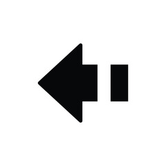left arrow icon design