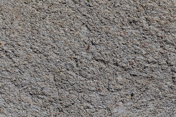 Crushed granite stones wall - close up