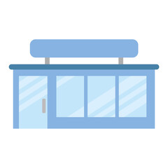 Isolated shop building icon Store structure Vector