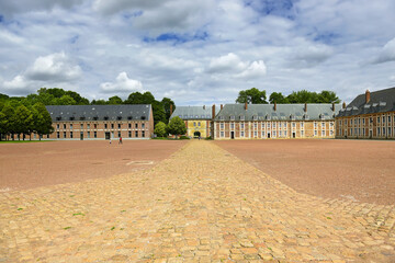 Arras - The citadel, as part of the "Fortifications of Vauban" group - UNESCO World Heritage Site of France. The Citadel of Arras is built by Vauban from 1668 to 1672, to defend the place of Arras.