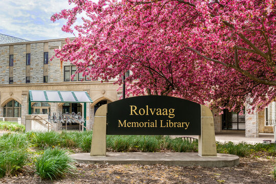 Karl Rolvaag Memorial Library At  St. Olaf College In Northfield, Minnesota