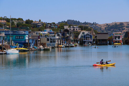 Boat Houses, Sausalito, CA, USA