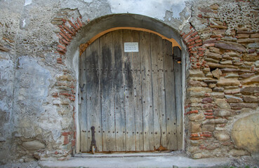 Gate of the fortified church from Senereuș, Romania, 2020, September,
