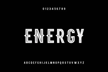 classic lettering, alphabet font, gray and white style background, typeface vector design
