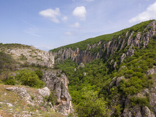 Fototapeta na wymiar Hiking in Kahetia Georgia region