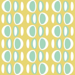 Rounded abstract seamless pattern - decorative accent for any surfaces.