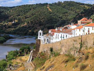 View of Mertola Town in Alentejo, Portugal