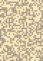 Abstract Geometric Pattern generative computational art illustration